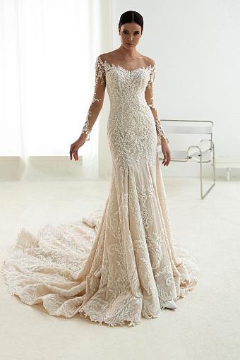 Блестящее свадебное платье #7715