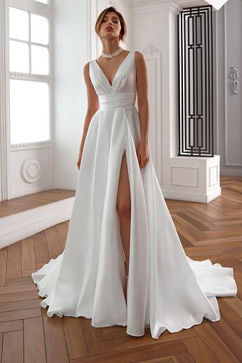 Свадебное платье а-силуэта #3547
