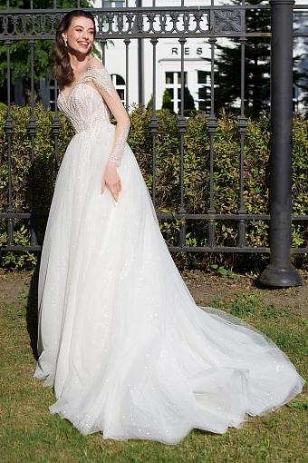 Свадебное платье с длинным рукавом #7559