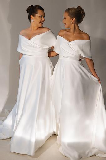 Белое свадебное платье #2072